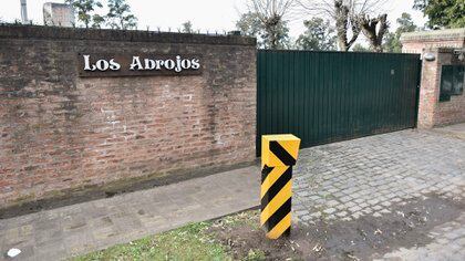 La quinta Los Abrojos fue allanada en la tarde del jueves (Adrián Escandar)