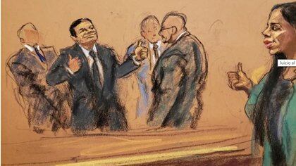 Joaquín El Chapo Guzmán fue sentenciado a cadena perpetua más 30 años adicionales en Estados Unidos (Foto: Imagen / Reuters)