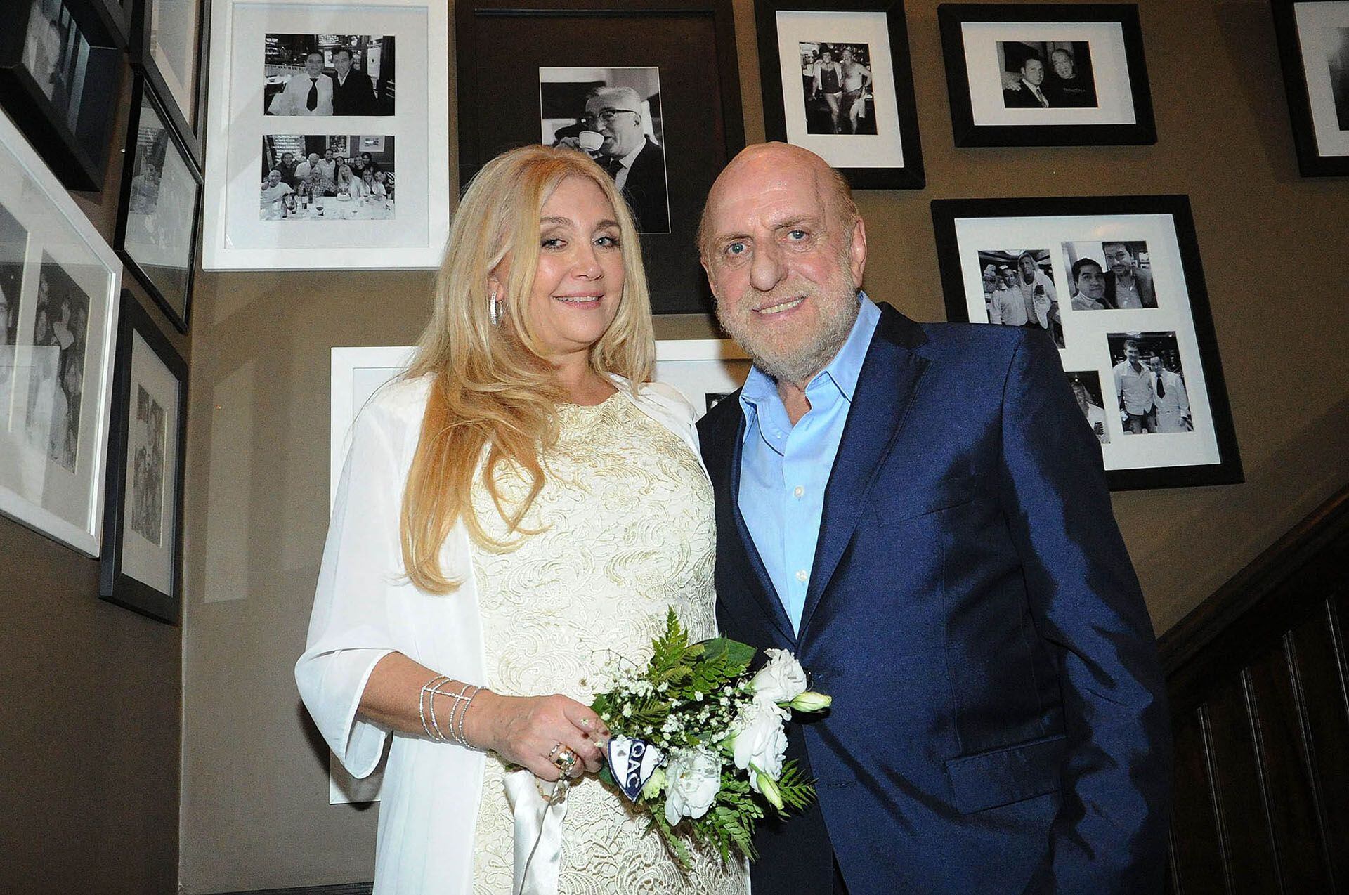 Cecilia Di Carlo y Horacio pagani se habían casado en Las Vegas y ratificaron su unión en La Argentina