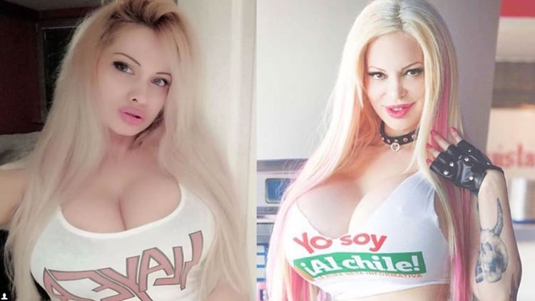 La doble de Sabrina no se molestÃ³ por ser comparada con la actriz argentina (Foto: Instagram jelenarupic89, sabrinasabrokreal)