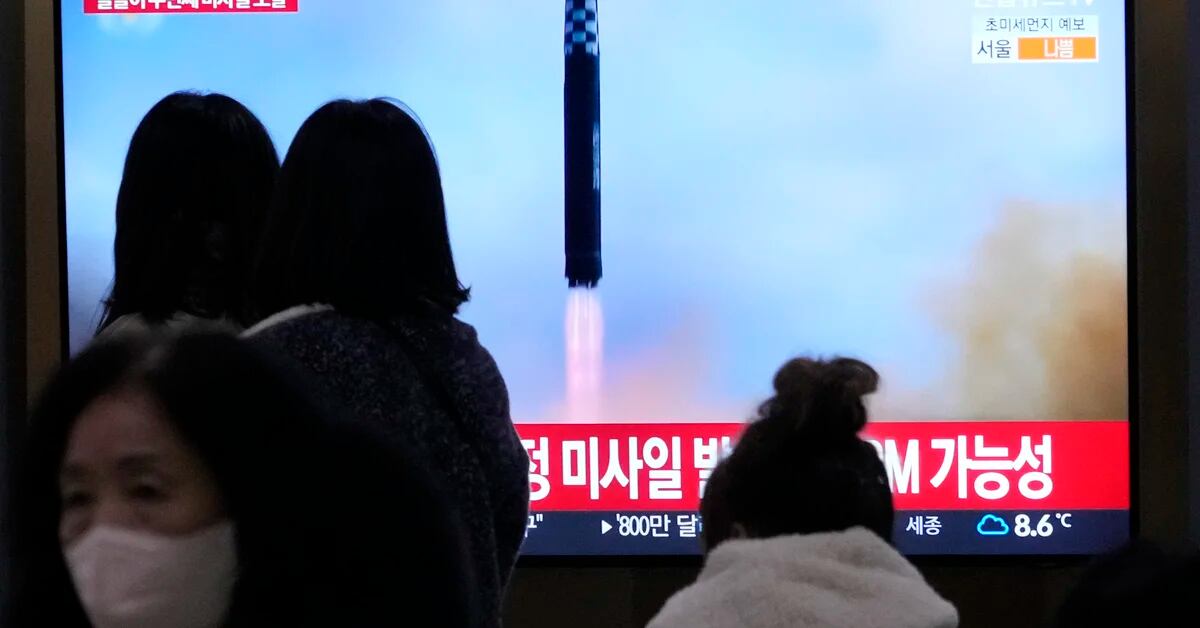 The United States “strongly” condemned the launch of the North Korean intercontinental missile