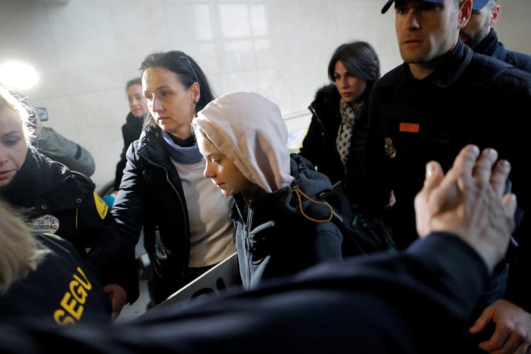 El operativo de seguridad fue imponente (REUTERS/Juan Medina)