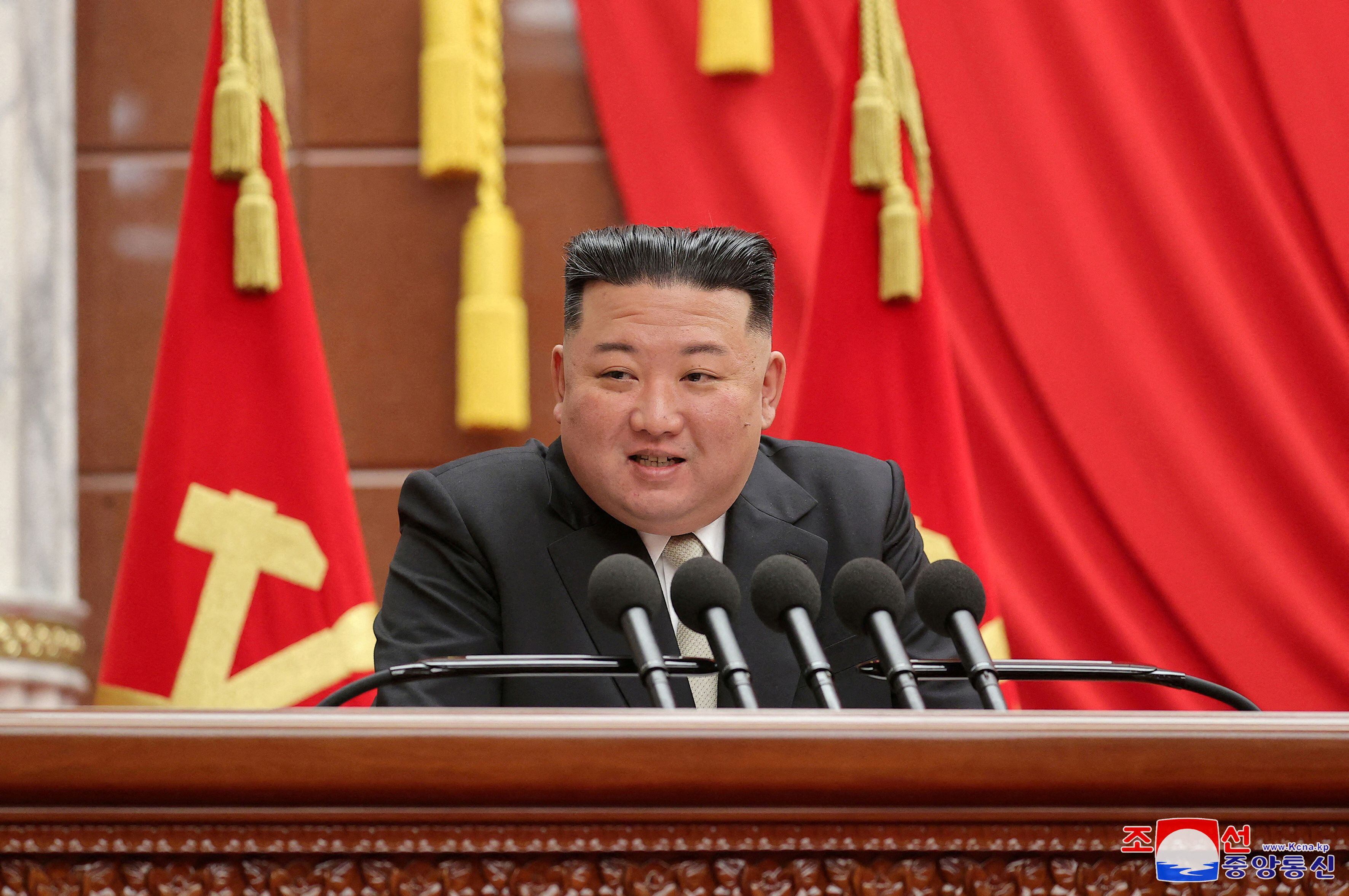 Foto de archivo del dictador norcoreano Kim Jong-un en Pyongyang el 1 de marzo de 2023 (REUTERS)