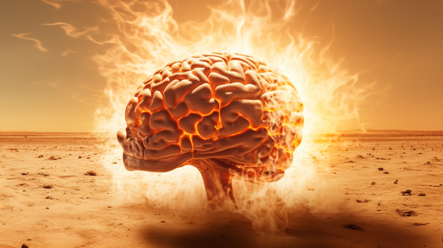 cerebro, ola de calor, calentamiento global, emociones, estudios, alza de temperatura, fuego - Imagen Ilustrativa Infobae
