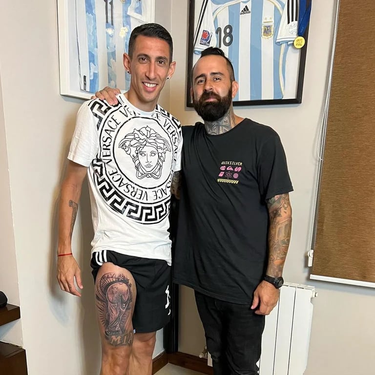 El impresionante tatuaje de Ángel Di María tras ganar el Mundial de Qatar