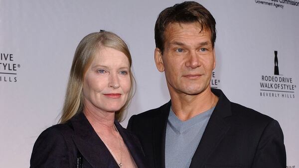 Patrick Swayze y su esposa Lisa Niemi (Grosby Group)