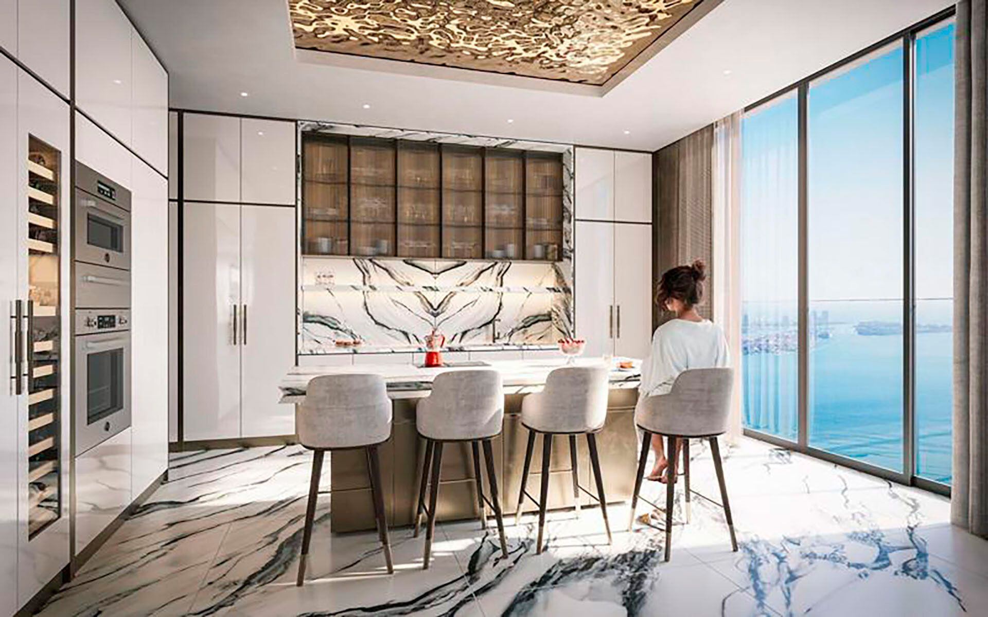 El rascacielos de Dolce&Gabbana en Miami contará con 90 pisos y será uno de los edificios más altos de la ciudad. (Crédito LL&Co.)