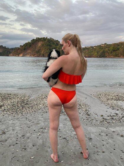 Una de las fotos que publicó Lindsey Vonn para mostrarse orgullosa de su cuerpo (@lindseyvonn)