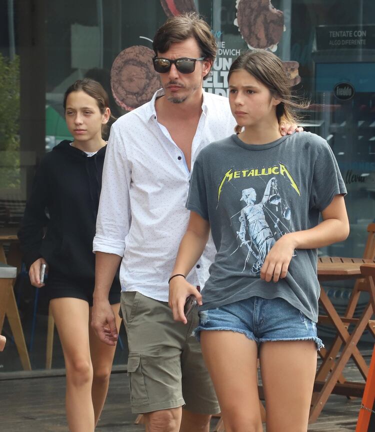 Roberto García Moritán y su hija