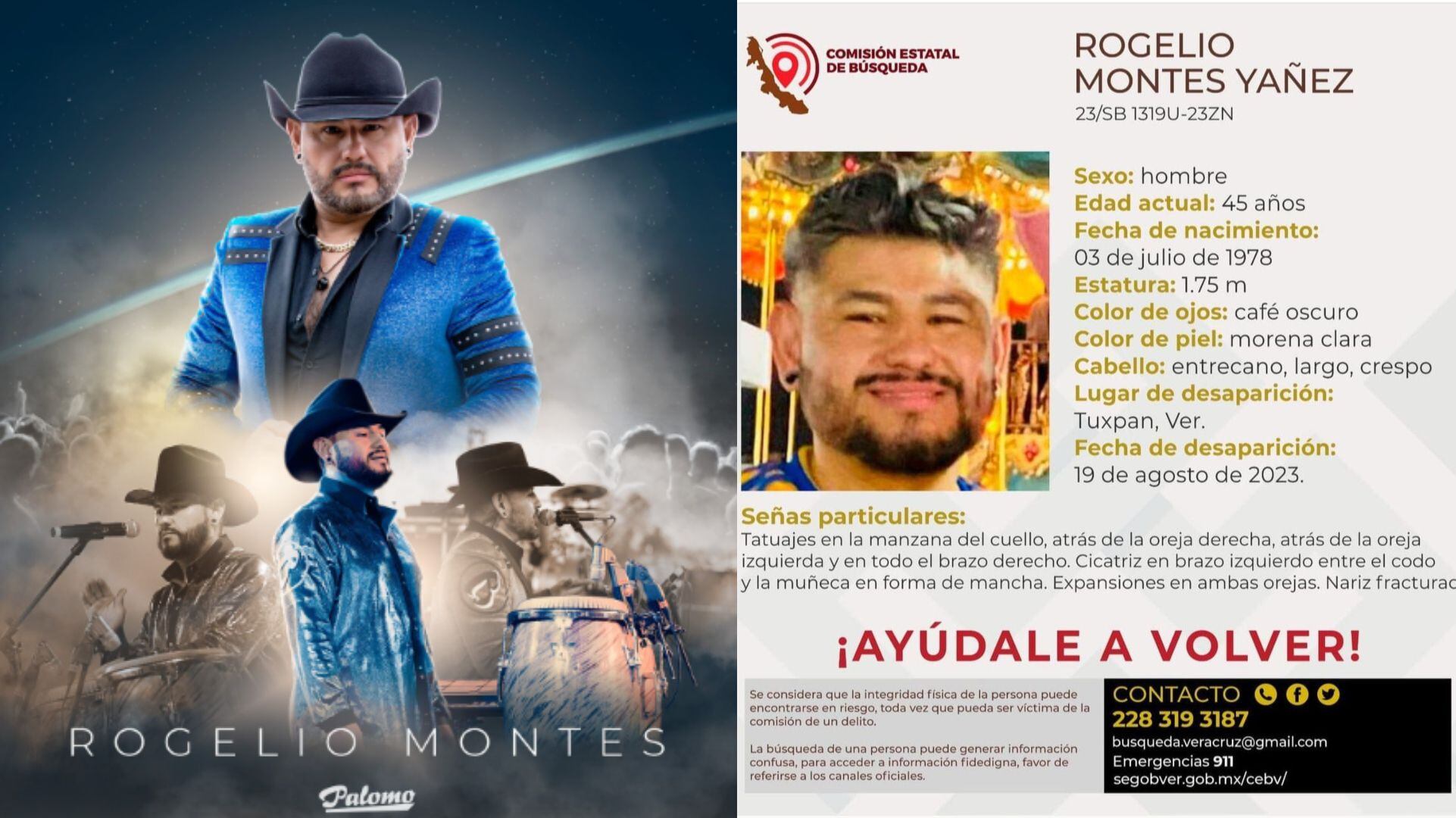 Rogelio Montes grupo palomo (Instagram/CEB Veracruz)