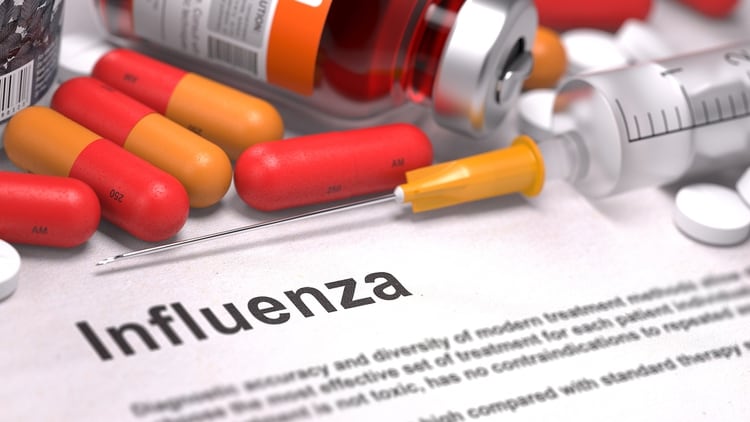 La gripe continúa siendo una de las mayores amenazas para la salud pública mundial (Shutterstock)