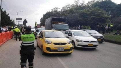 Más de 890.000 vehículos salieron el viernes 9 de octubre de Bogotá. Se espera que hoy acaben de regresar. Foto: Secretaría de Movilidad.