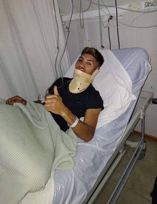 Nazareno debió ser internado en el Hospital Provincial "San Carlos" (Foto: La Nueva Senda)