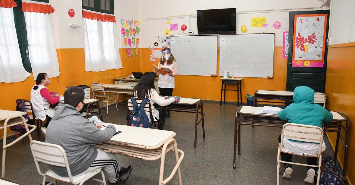 The Buenos Aires government will meet today with the teachers’ unions to discuss the return to face-to-face classes