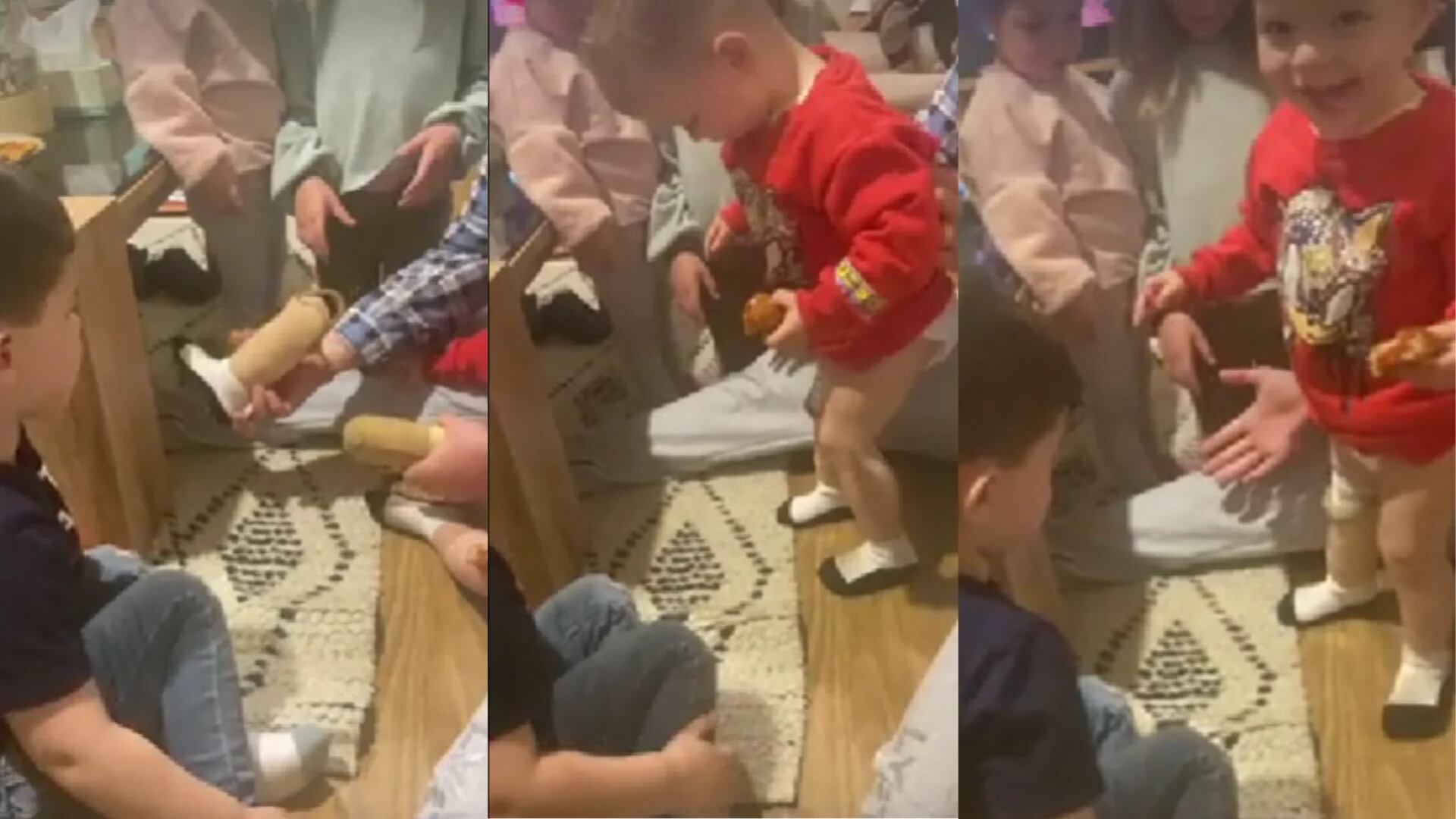 Video: la increíble reacción de un niño que se puso por primera vez una prótesis de pierna 