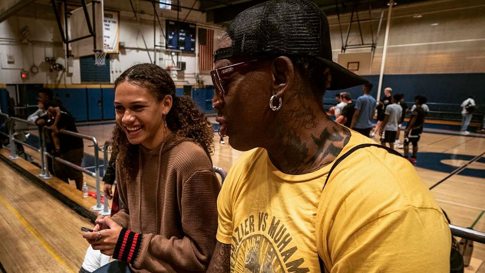 Trinity y Dennis Rodman