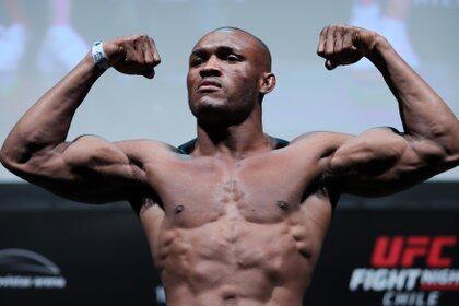 El luchador nigeriano, Kamaru Usman. EFE/Mario Ruiz/Archivo 