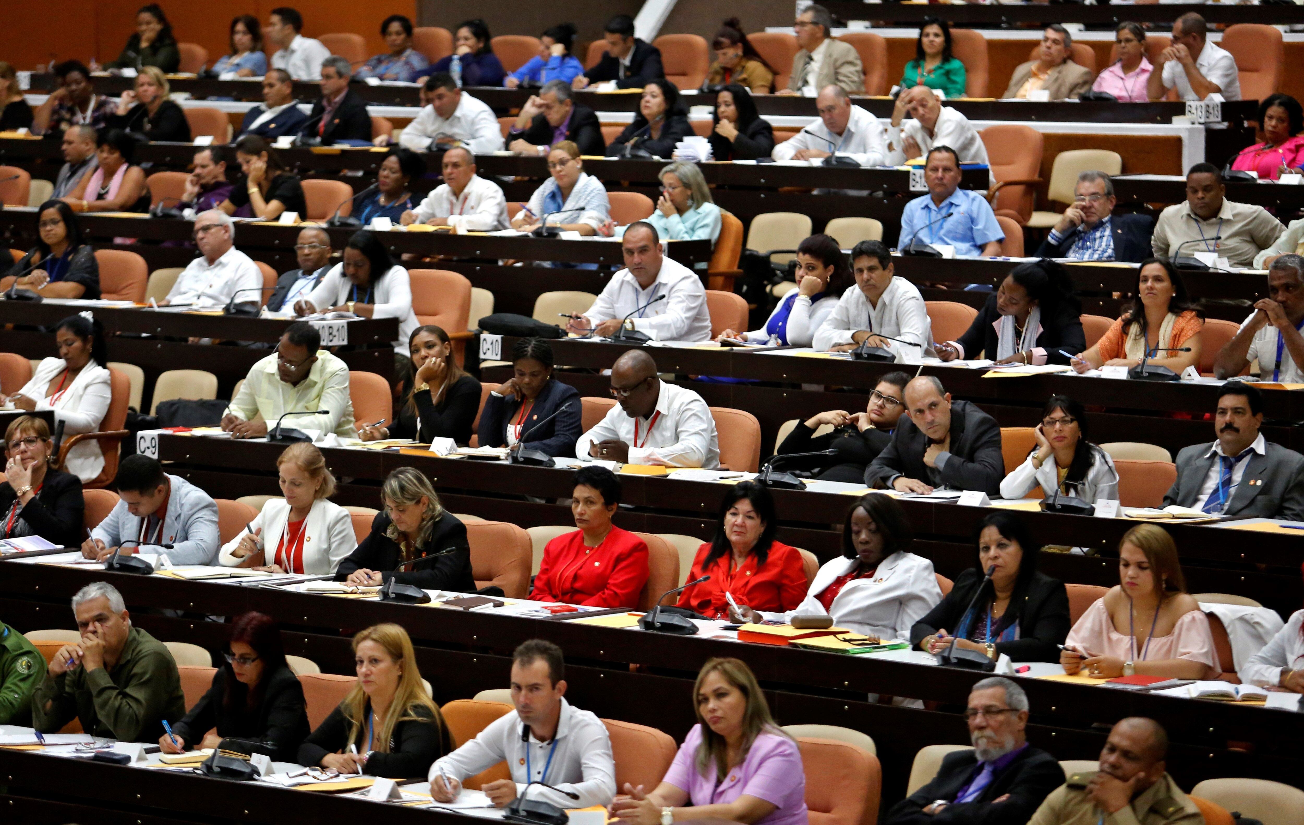 Vista de una sesión de la Asamblea Nacional (Parlamento) en el Palacio de Convenciones de La Habana (Cuba), en una fotografía de archivo. EFE/Yander Zamora