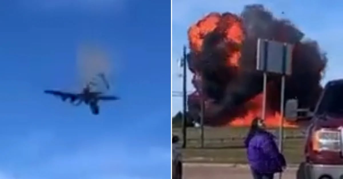 Two planes collided during an air show in Dallas