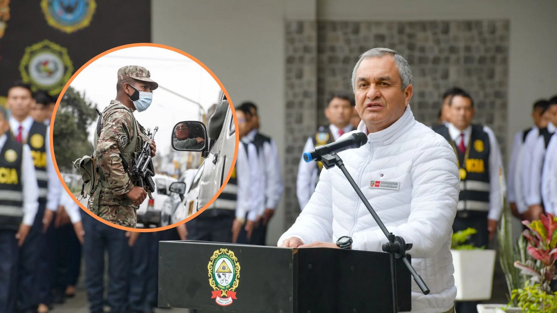 El ministro del Interior, Vicente Romero Fernández, volvió a descartar la posibilidad de declarar el estado de emergencia en otras regiones. - Crédito: Andina