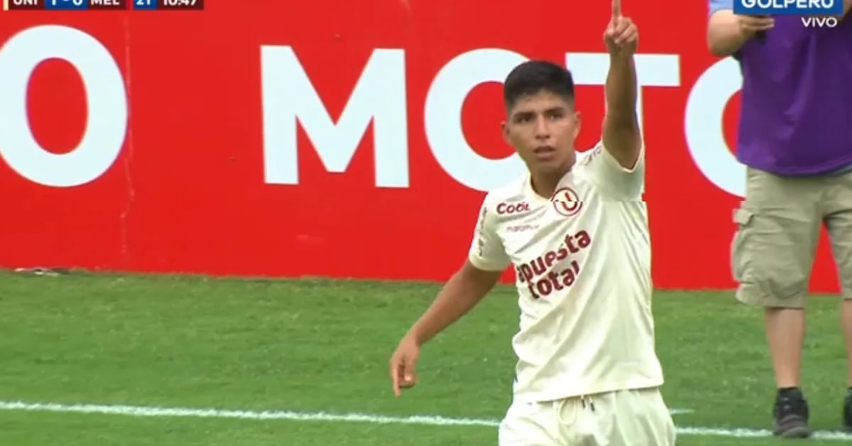 Piero Quispe caused an unusual own goal for 1-0 at Universitario vs Melgar for Ligue 1