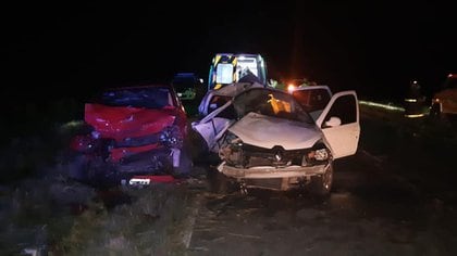 El accidente se produjo cerca de las 22 del viernes en el kilóemtro 5 de la Ruta 56, a la altura de General Conesa