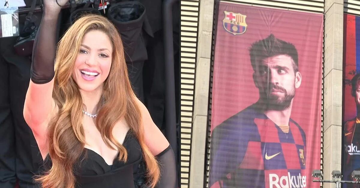 They chanted “Shakira Shakira” and greeted Pique in the United States: The player can leave Barcelona to be close to his children.