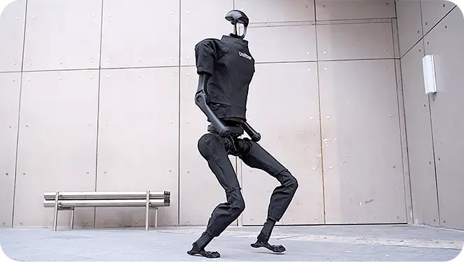 Este robot humanoide mide 1,80 metros, un altura considerable en Latinoamérica. (Foto: Unitree Robotics)