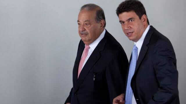 Carlos Slim con Arturo Elías Ayub