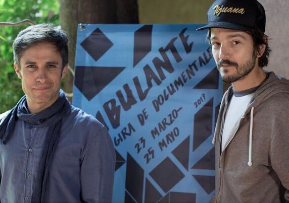 Diego Luna y Gale García promocionando a ambulante en 2017 Foto: Instagram/ @diegoluna