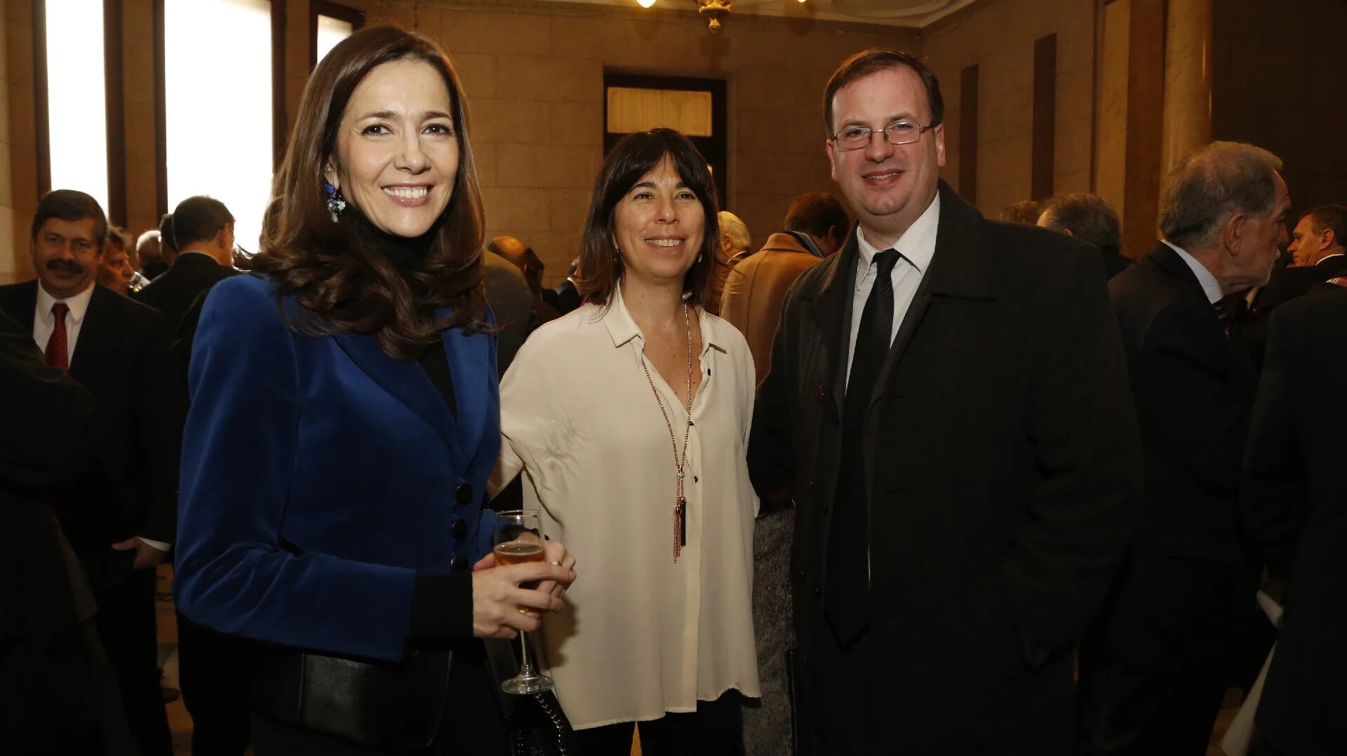 Cristina Pérez, María O’Donnell y Andrés D’Alessandro