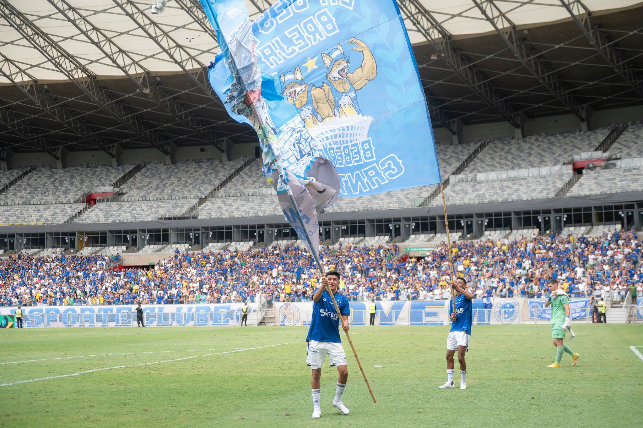 Carlos Gómez se ha ganado el cariño de la 'Nacao Azul'. - Crédito: Cruzeiro.