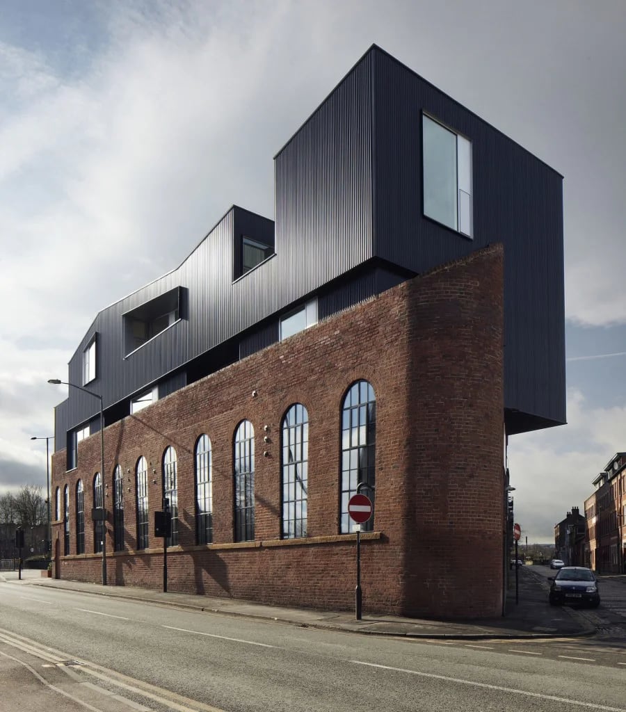 Un edificio en Sheffield, Inglaterra. (Jack Hobhouse)