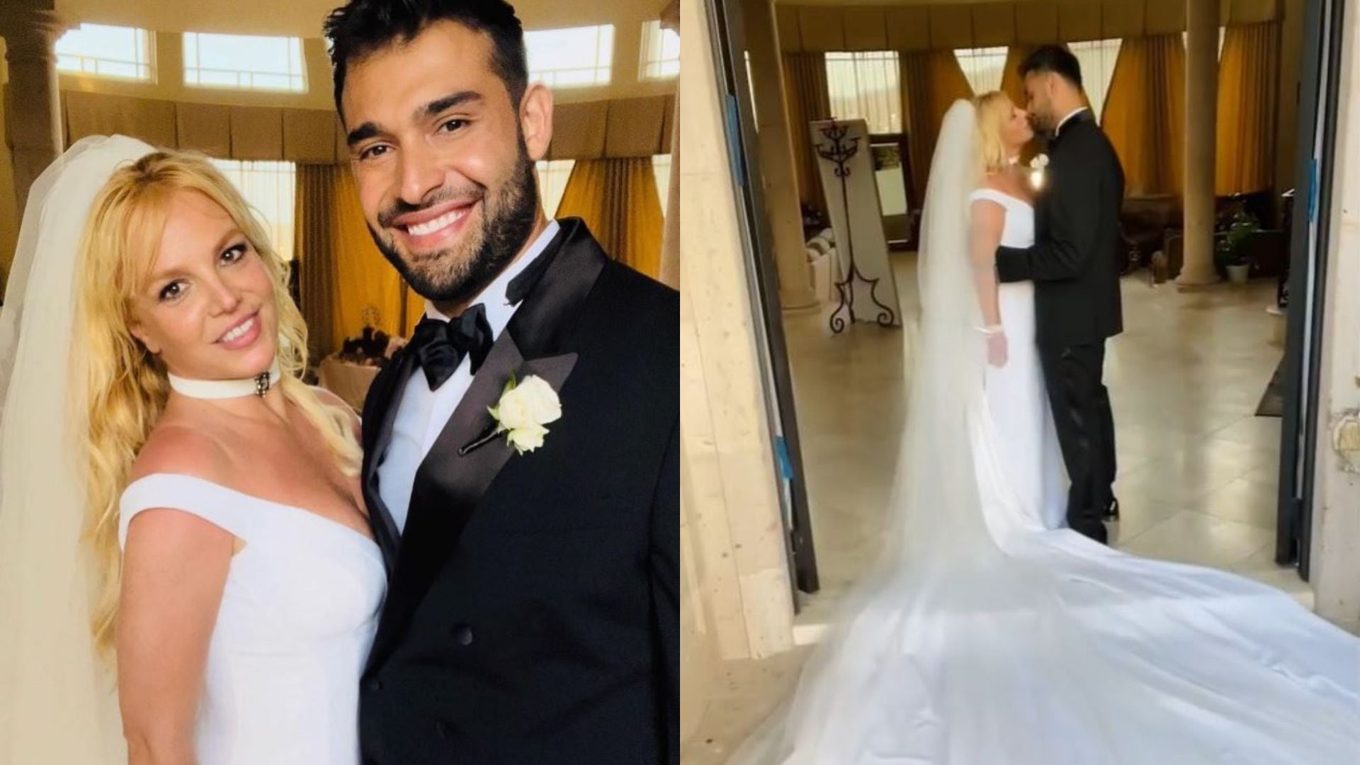 Su matrimonio es el primero para Asghari, de 29 años, y el tercero para la cantante de 41 años (Fotos: Instagram/@britneyspears)