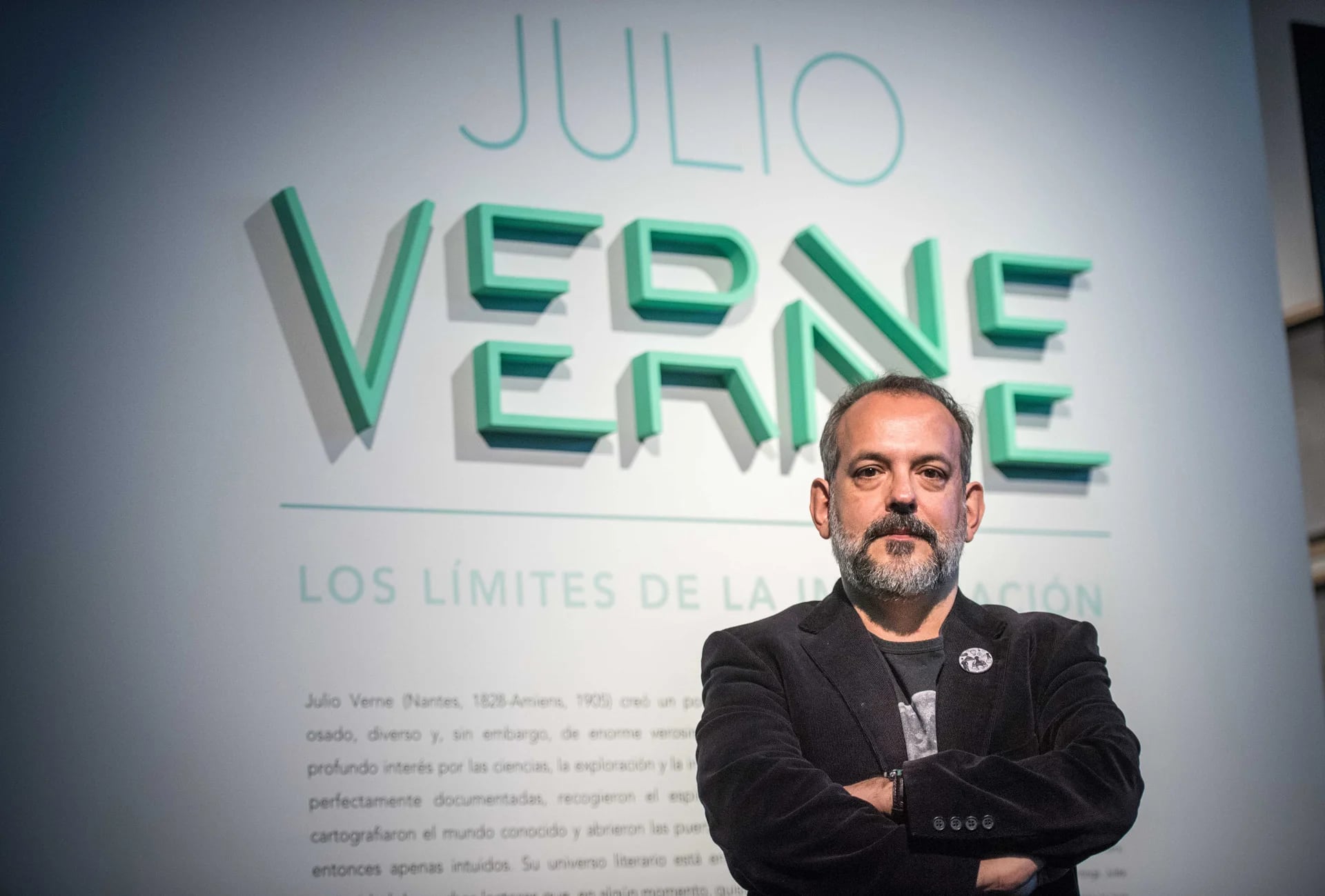 Miguel Ángel Delgado, curador de la muestra “Julio Verne, los límites de la imaginación”