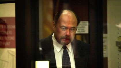 David Westerfield el 28 de marzo de 2002, cuando enfrentó al juez Peter Deddah de la Corte de San Diego, California.  REUTERS/POOL/Dan Trevan