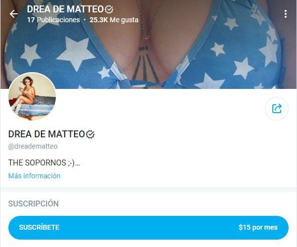 Drea ha tenido mucho éxito en OnlyFans
