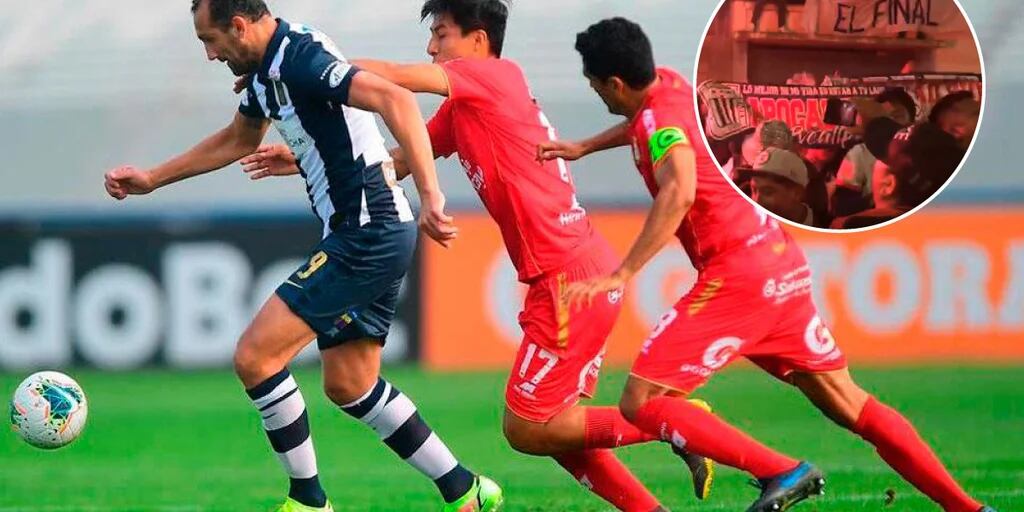 Alianza Lima vs Sport Huancayo: el banderazo de los hinchas blanquiazules en Huancayo