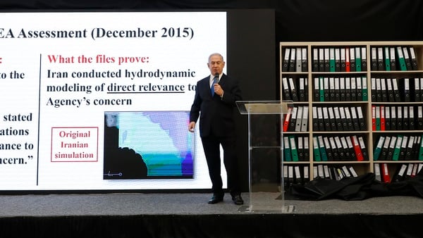 El premier israelÃ­ denunciÃ³ el plan secreto de IrÃ¡n para producir armas atÃ³micas (AFP)