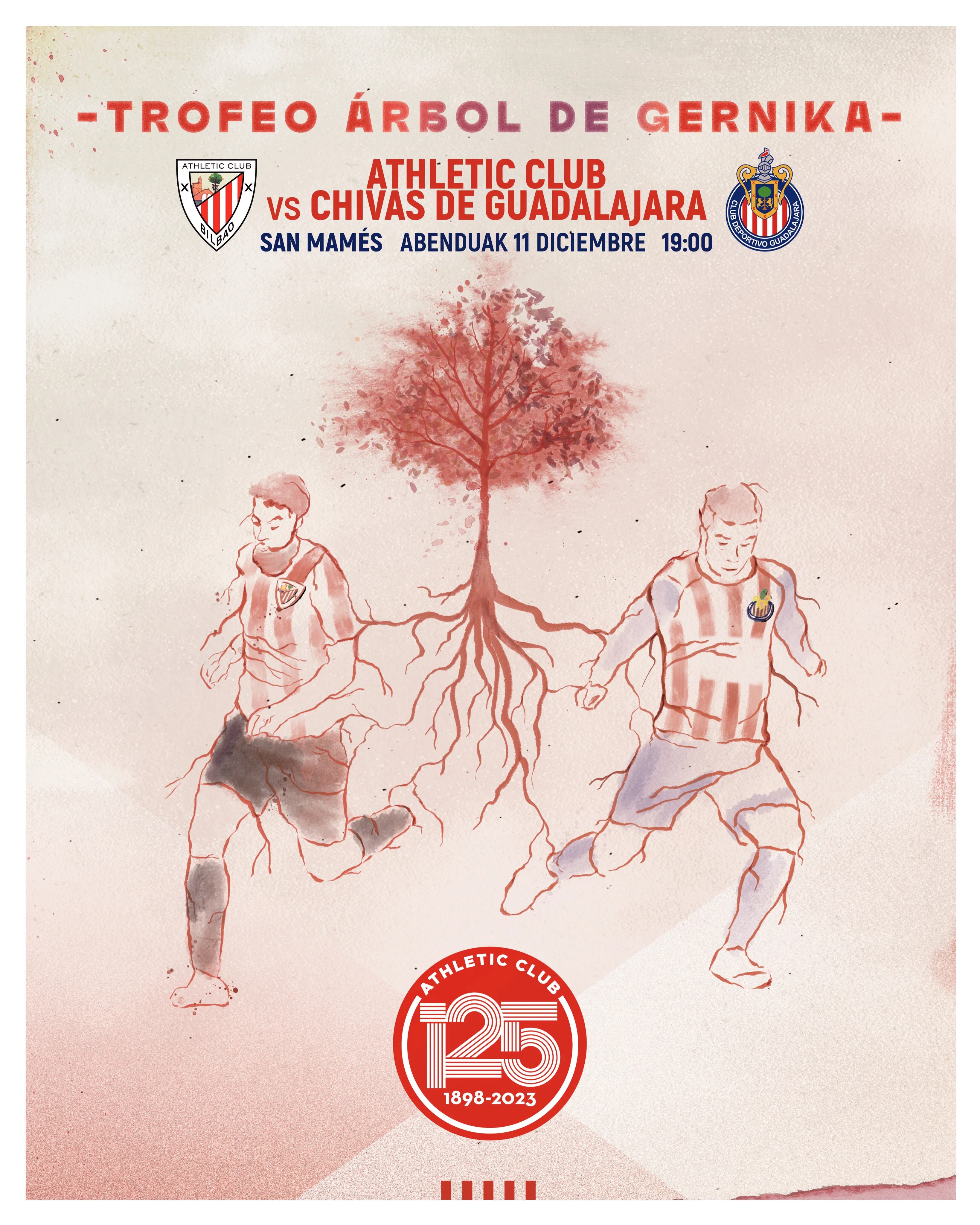 Athletic Chivas: cuándo será partido amistoso el Trofeo Árbol de Gernika - Infobae