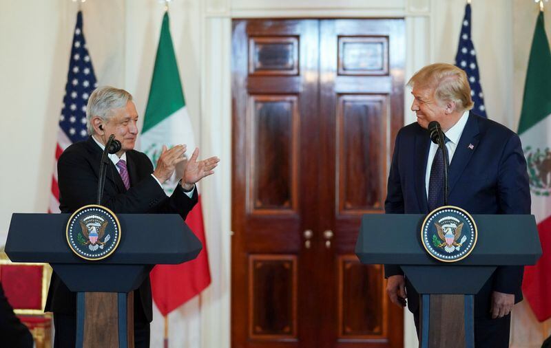 Revelaron posibles acercamientos de funcionarios mexicanos con el equipo de Trump (REUTERS/Kevin Lamarque)