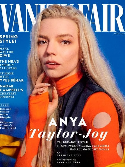 Anya vestida por Prada, protagonizó la portada de Vanity Fair abril 2021 (Revista VANITY FAIR)