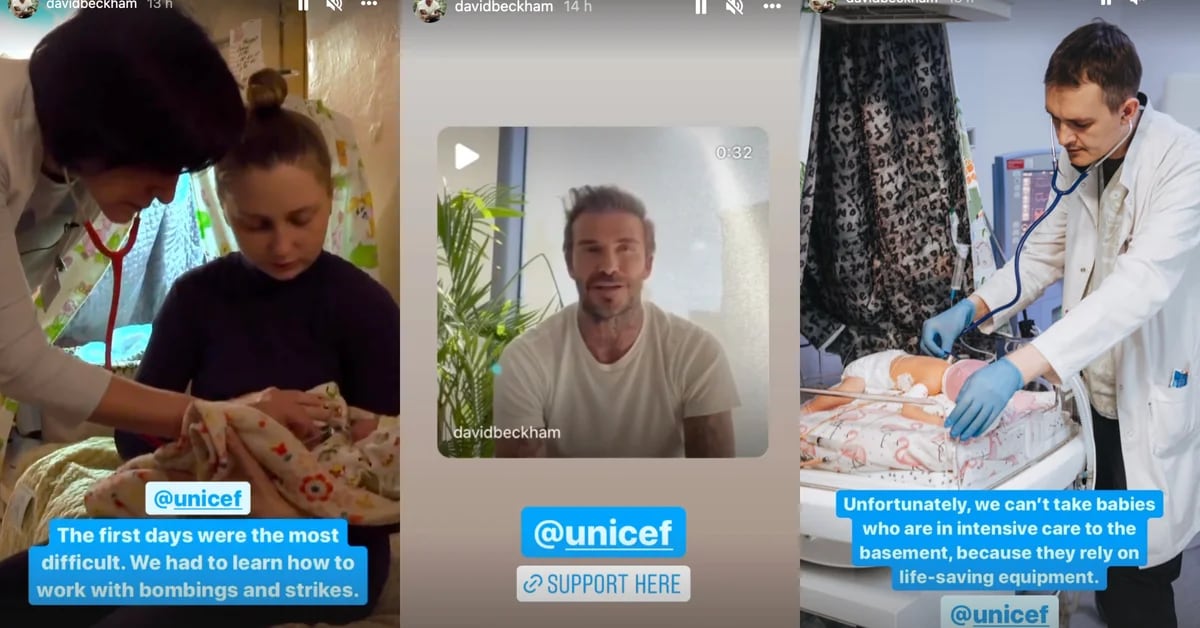 David Beckham gab seinen Instagram-Account einem Arzt in Charkiw, damit seine 71 Millionen Follower die schreckliche russische Invasion sehen konnten.