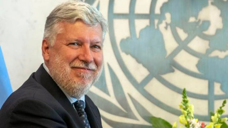 El embajador español ante Naciones Unidas, Agustín Santos
