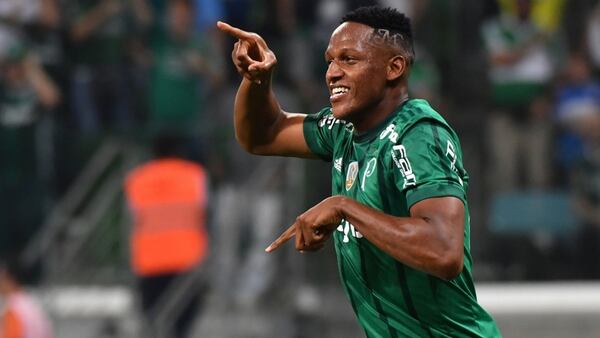 Yerri Mina, la principal opción de Barcelona para reemplazar a Javier Mascherano (AFP)