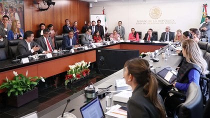 La comisiones unidas del Senado votaron a favor del dictamen en lo general, con siete votos en contra y seis abstenciones (Foto: Senado de la República)