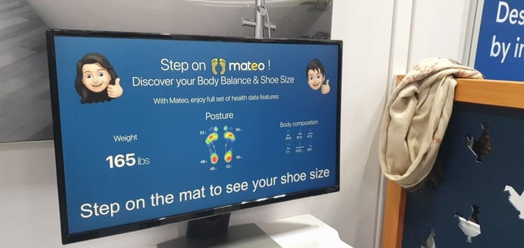 Mateo integra sensores que pueden identificar el peso y postura del usuario.