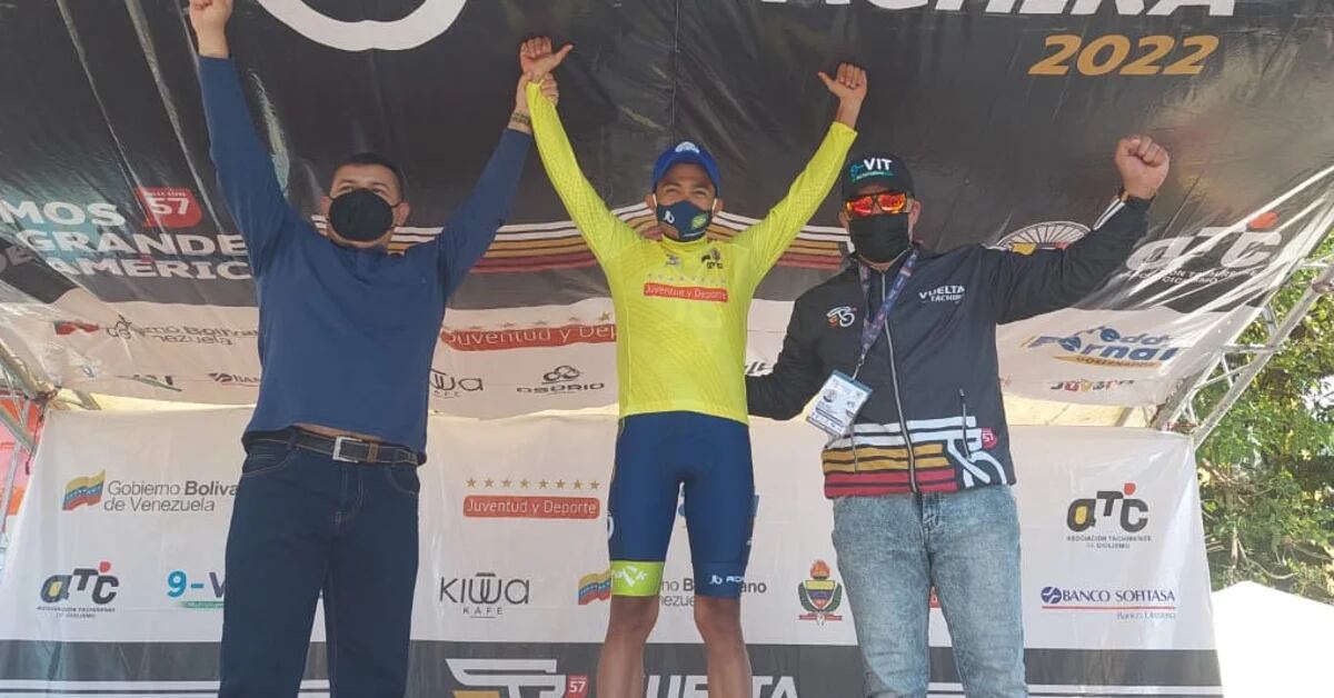 Cucuteño Juan Alcides Espinal prend la tête de la Vuelta al Táchira