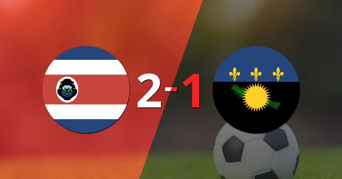 Costa Rica secured all 3 points at home beating Guadalupe 2-1