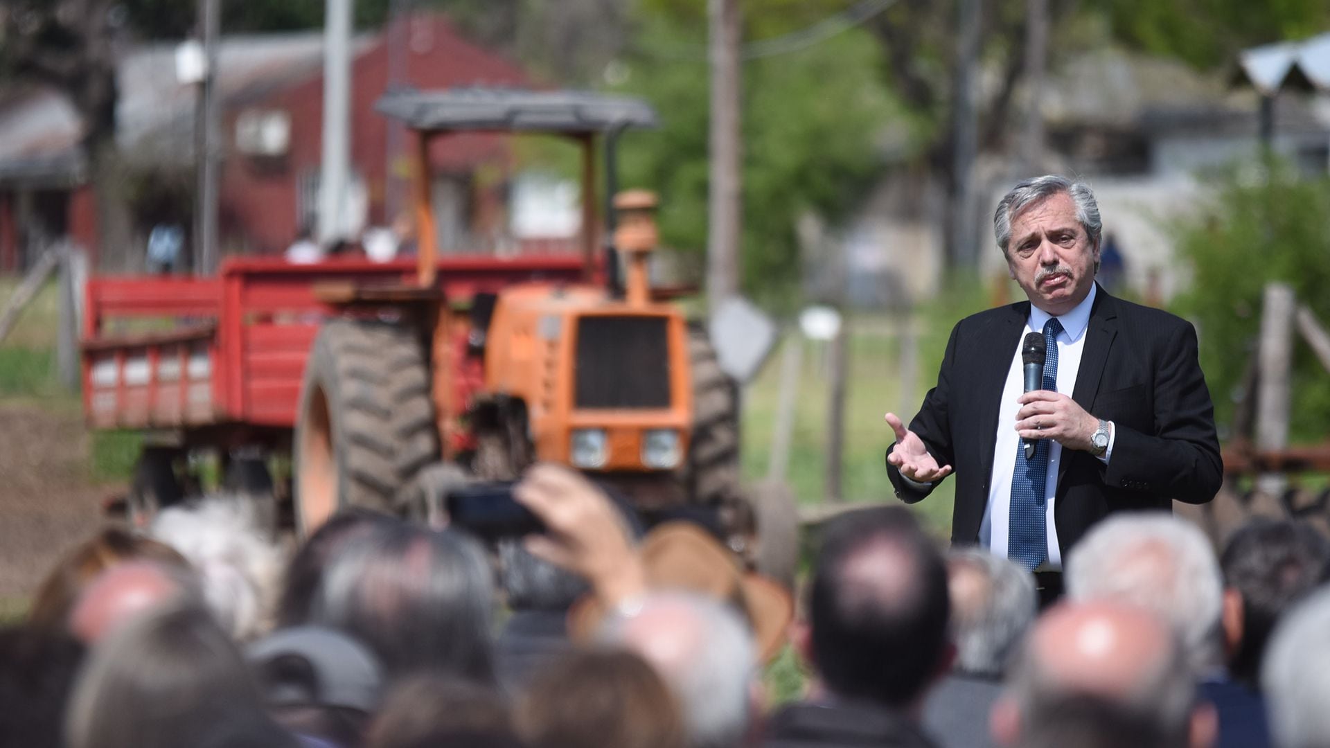 Alberto Fernández  presentó ayer su Plan contra el Hambre (Franco Fafasuli)
